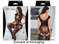 Dream Girl Rhinestone Bodystocking W Thong
