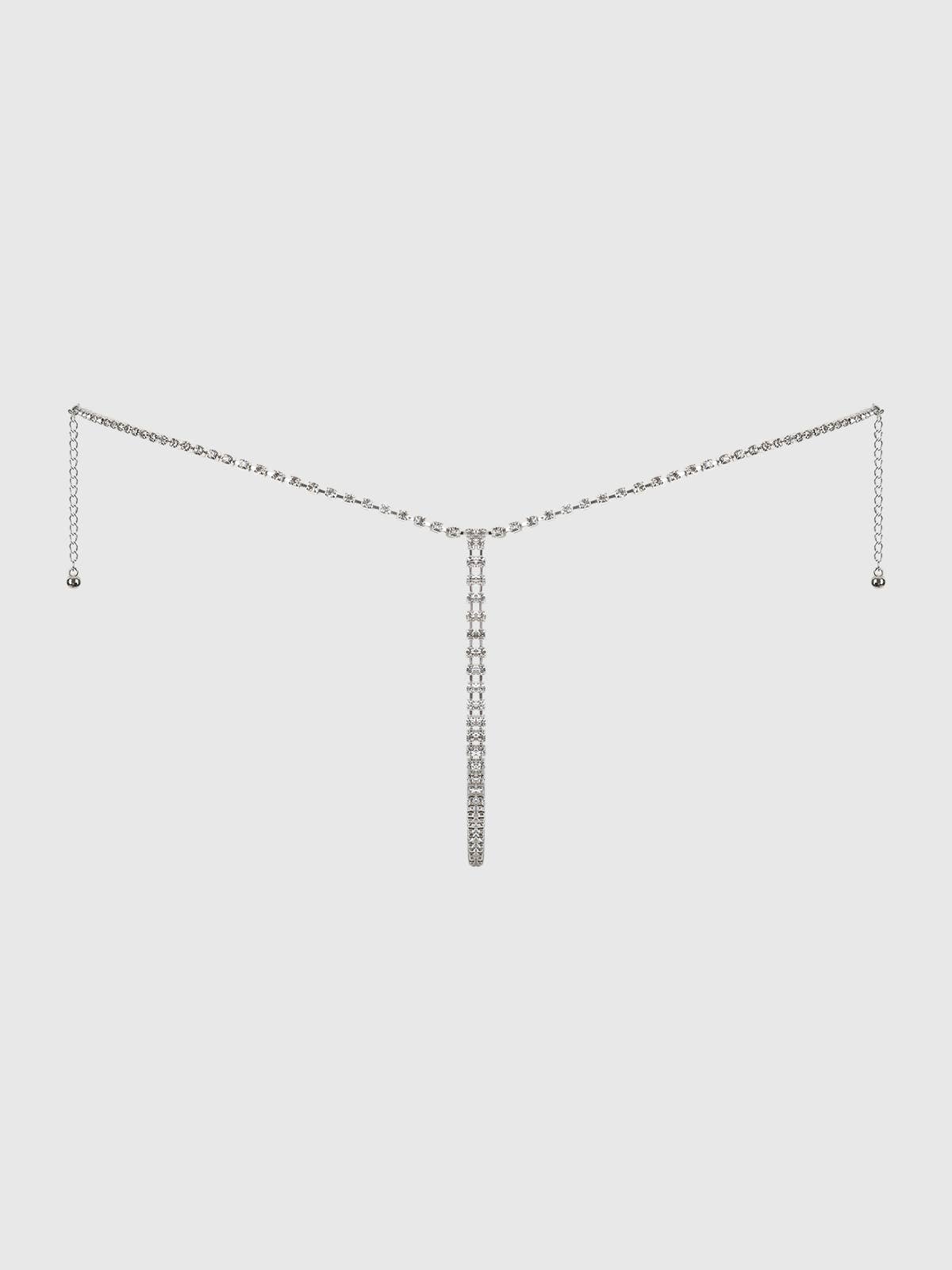 RHINESTONE FRINGE G-STRING