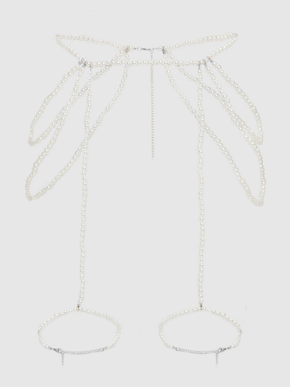 PEARL DRAPED GARTER