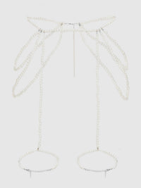 PEARL DRAPED GARTER