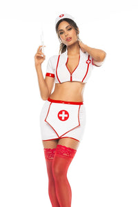 Role Play Costume Nurse Set White