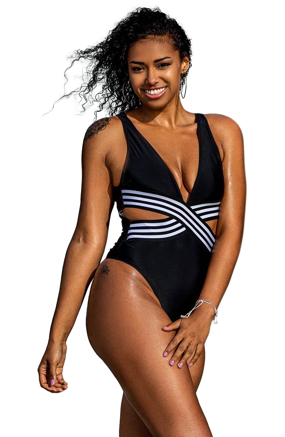 One Piece Swimsuit Black