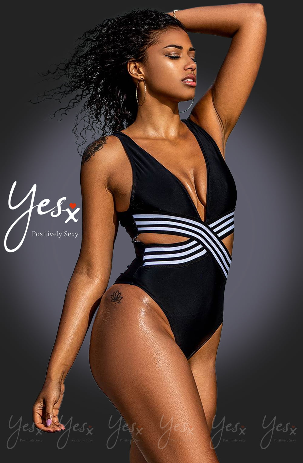 One Piece Swimsuit Black