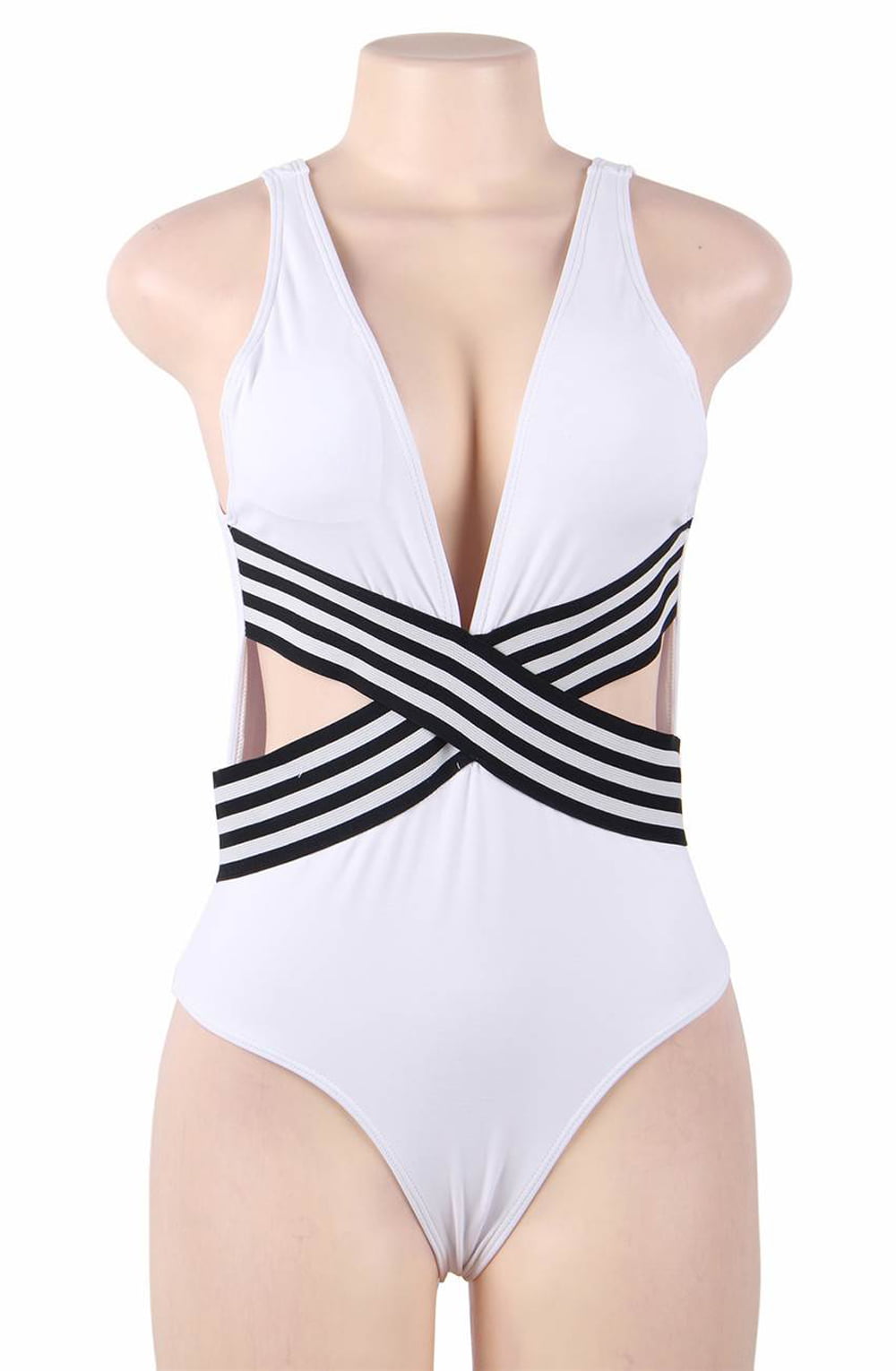 One Piece Swimsuit White