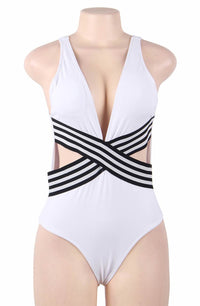 One Piece Swimsuit White