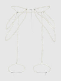 PEARL DRAPED GARTER