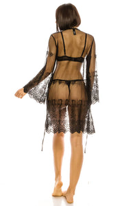 Mesh & Embroidery Robes