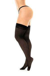 Sheer Thigh Highs Stockings Black